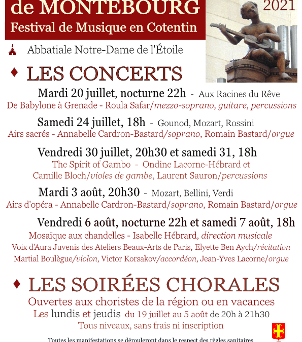 Abbatiades de Montebourg, festival de musique en Cotentin, édition 2022